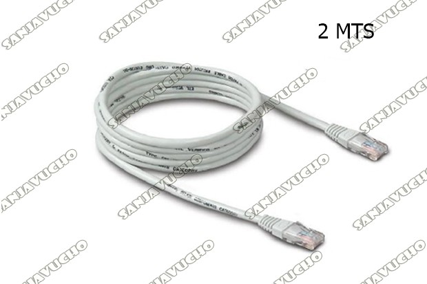 << CABLE DE RED PC NOTEBOOK RJ45 2 MTS